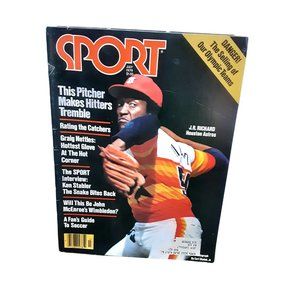 Sport Magazine July 1979 JR Richard Houston Astros Ken Stabler McEnroe